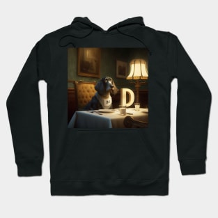 Letter D for Dining Dog from AdventuresOfSela Hoodie